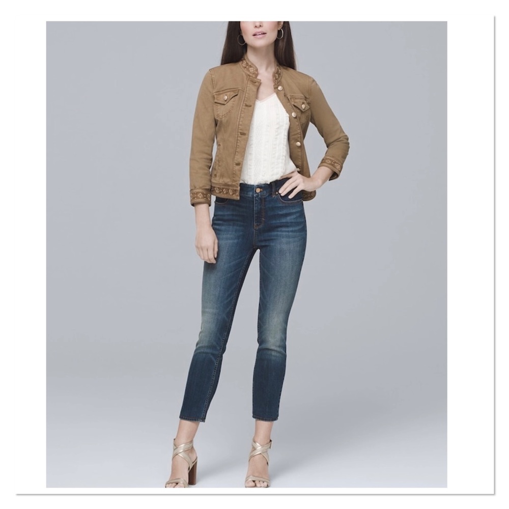 WHITE HOUSE BLACK MARKET Skinny Ankle Jeans